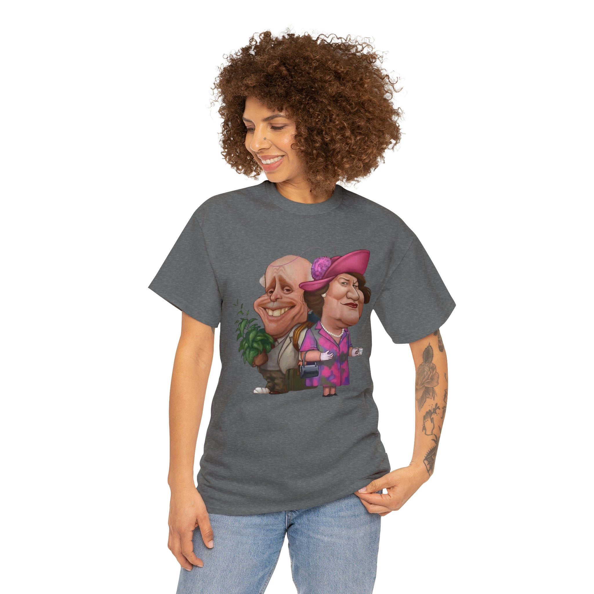 Keeping Up Appearances 90's TV Show-Unisex Heavy Cotton T-Shirt - Creations by Chris and Carlos